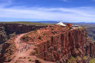 Viewpoint of the West Rim of the Grand Canyon