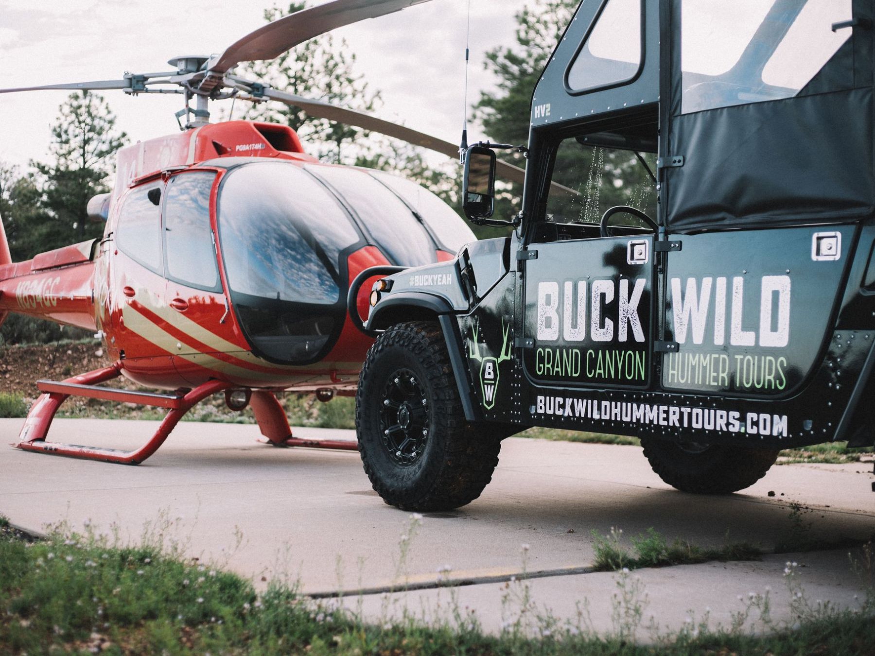 Buck Wild Hummer Tours and Papillon Helicopters