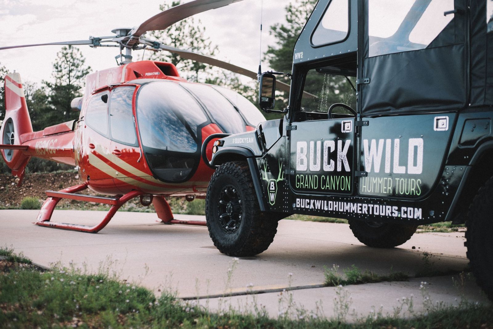 Buck Wild Hummer Tours and Papillon Helicopters