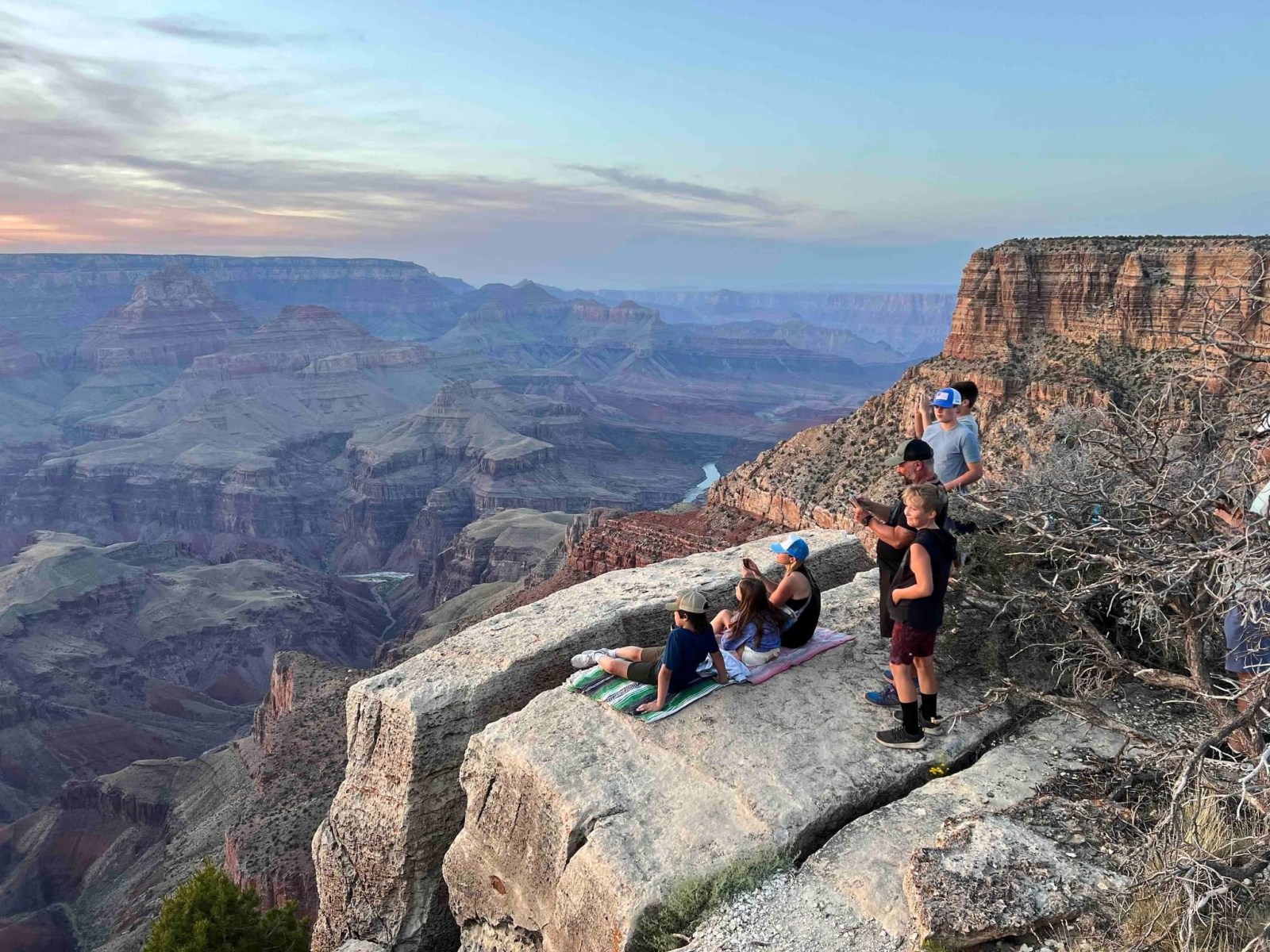 Buck Wild Hummer Tours Sunset at the Grand Canyon