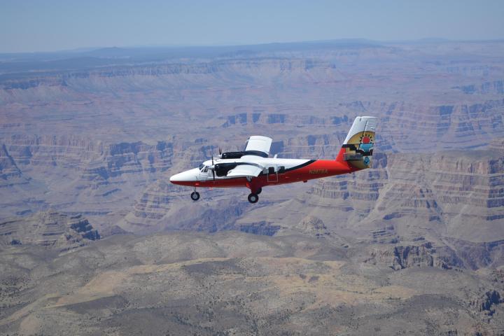 a airplane that is flying in the air